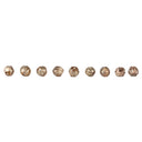 Viking glass bead Birka, silver foil, 5 pieces