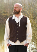 Piratenvest Lasse, bruin