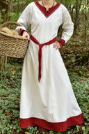 Viking Dress Jona, natural-red