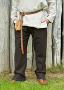 Broek Kjartan, wol, bruin