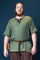 Sigbert Viking tunic herringbone, green