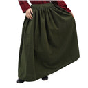 Medieval skirt Hadewig, green