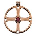 Radamulet with garnet, bronze