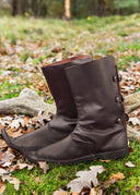 Poulaines, medieval, brown