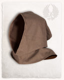 Brown Medieval Hood, Cotton
