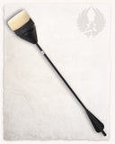 Kruisboogpijl met platte LARP-pijlpunt, zwart, 15" (36 cm)