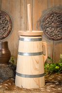 Wooden churn
