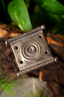 Herraje de cinturón romano Tekija, latón estañado