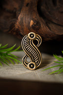 Frankish eagle fibula, bronze