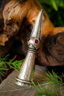 Drinking horn decoration Stavanger, silvered