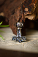 Viking Small Ödeshög Thor's hammer, sterling silver