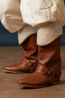 Musketeer boots Heroldus, medieval, brown