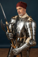 German Gothic 15th century cuirass, 1.2 mm