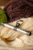 Viking needle case, silvered