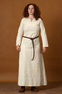 Medieval dress Elisa, white