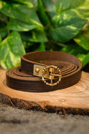 Ceinture du XVe siècle Anjou, 150 cm, brune