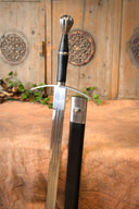 Épée médiéval bâtarde Bataille de Bosworth, semi-tranchant