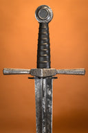 Medieval training sword old, blunt (battle-ready)