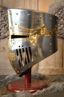 Crusader helmet Westminster Psalter, 1–1.2 mm