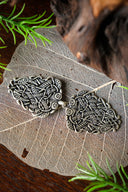 Irish cloak clasp, silvered bronze