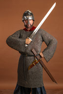 Hauberk, unriveted, spring steel 8 mm