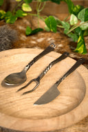 Cutlery set Landsknecht with pouch, stainless steel