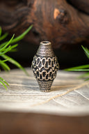 Viking bead Sweden, silvered bronze