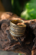 9th-10th century Viking ring Gotland, bronze