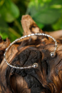 Twisted Viking bracelet, pewter