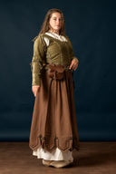 Renaissance skirt, brown