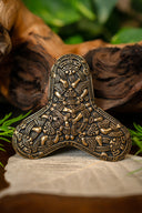 Viking trefoil fibula Kaupang, bronze