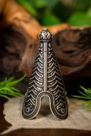 Birka hat tip silvered
