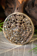 Viking brooch, Borre style, brass