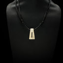 Bone rune pendant I/J/E, Isaz