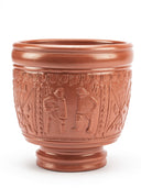 Terra sigillata cup Flamma, gladiator scene
