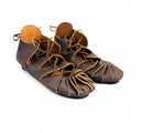 Leather sandals, Iron Age, brown