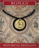 Romeinse munthanger Domitianus, verguld tin