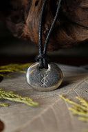 Rune jewel protection, pewter