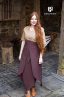 Skirt Tharya, brown