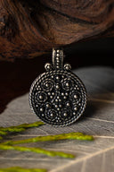 Viking Birka shield amulet, grave 943, silvered bronze