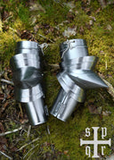 Milanese vambraces with large couters, 1.5 mm