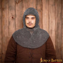 Chainmail coif, aluminium & rubber, 10 mm
