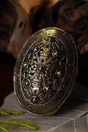 Vikingeskildpaddebroche British Museum, forsølvet bronze, pris pr. stk.