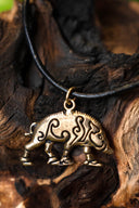 Celtic pendant boar Knocknagael, bronze