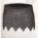 Richard chainmail skirt gousset, mild steel, butted, bronzed, 8 mm