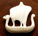 Legs viking ship pendant