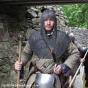Chainmail coif, butted, round rings, 8 mm