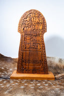Wood carving Stora Hammars Viking stone