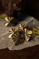 Middelalderligt rembeslag (sæt med 5 stk., 1500–1600), bronze