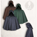Medieval cape Kim, olive green